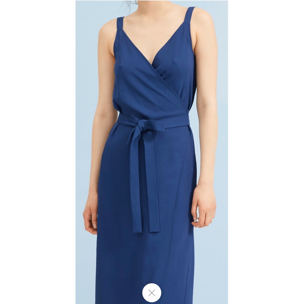Everlane Japanese GoWeave tank wrap dress NWT